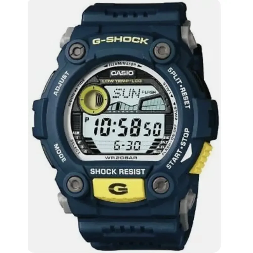 Casio G7900 G Shock Blue Resin Digital Dial Watch New Fast Shipping
